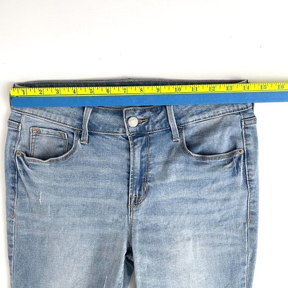 Old Navy Women's Jeans Rockstar Super Skinny Light Wash Straight Leg size 4 - Picture 3 of 8